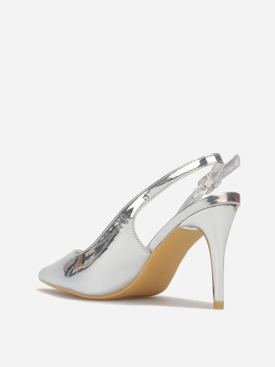 Escarpins slingback vernis