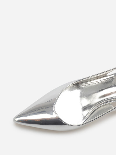 Escarpins slingback vernis