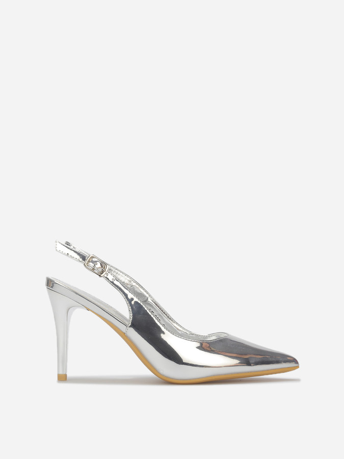 Escarpins slingback vernis