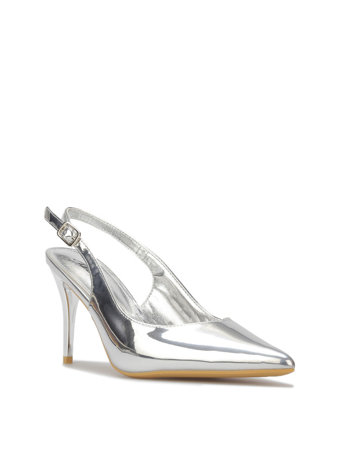Escarpins slingback vernis