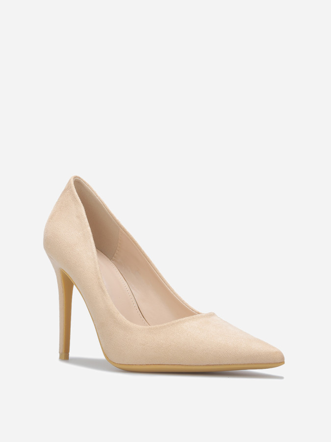 Escarpins pointus classiques en suédine