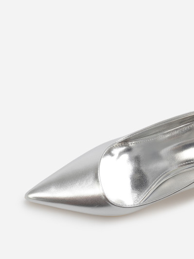 Escarpins pointus basiques en simili