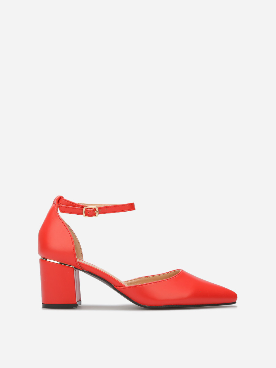 Escarpins en simili à bride