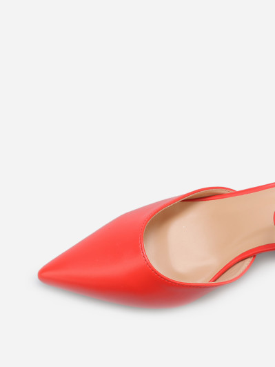 Escarpins en simili à bride