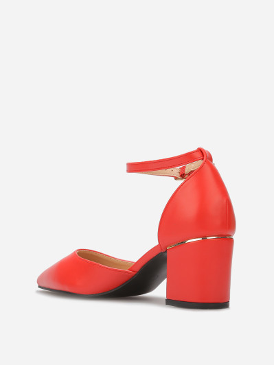 Escarpins en simili à bride