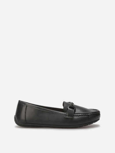 Mocassins slippers à mors métallique