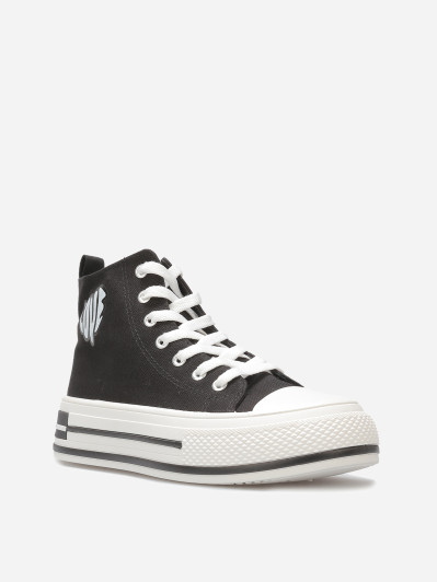 Tennis "Love" en toile avec plateforme