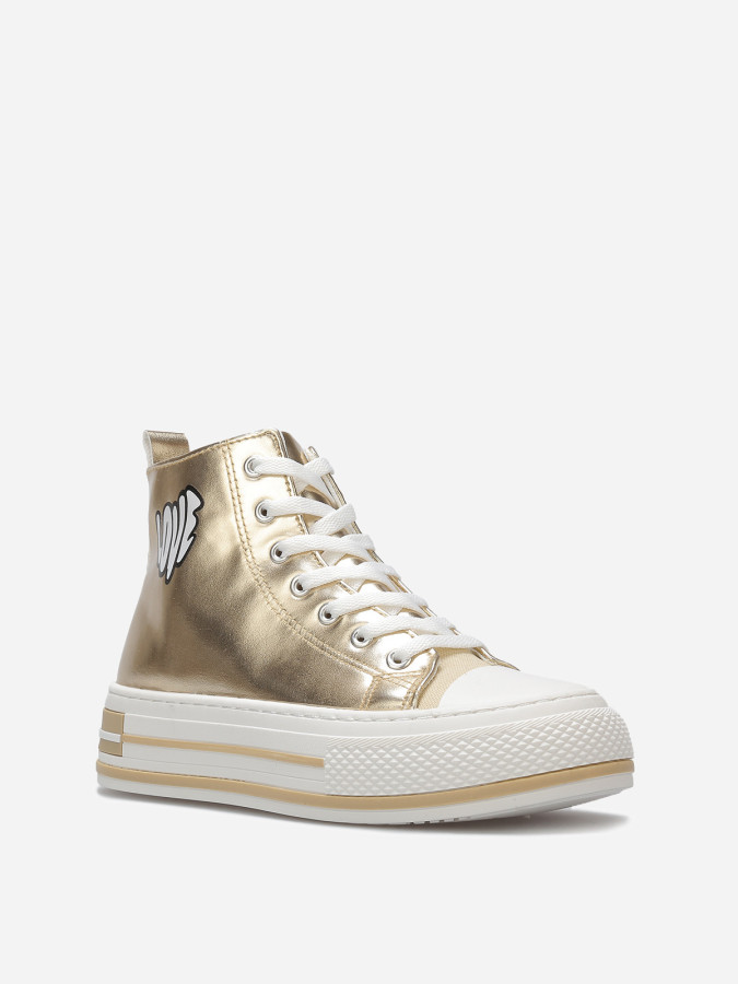 Tennis "Love" en simili avec plateforme