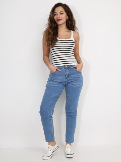 Débardeur marinière court