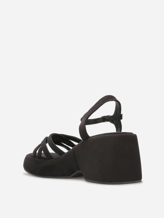 Sandales à plateforme compensée