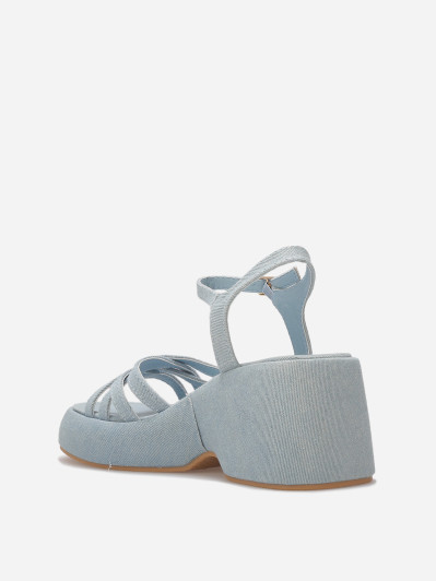 Sandales à plateforme compensée