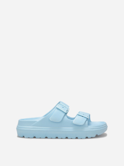 Mules crantées à double brides