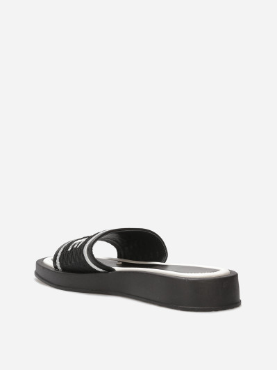 Mules "Love" avec plateforme