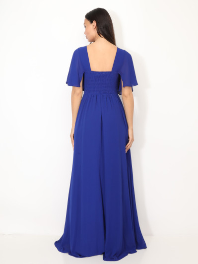 Robe de cérémonies à manches papillons