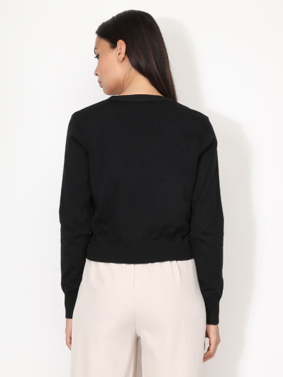 Cardigan col v et boutons