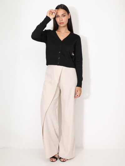 Cardigan col v et boutons