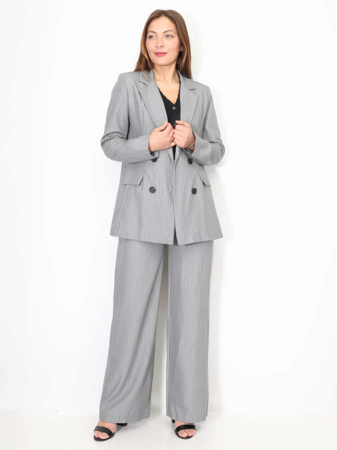 Pantalon de costume à rayures