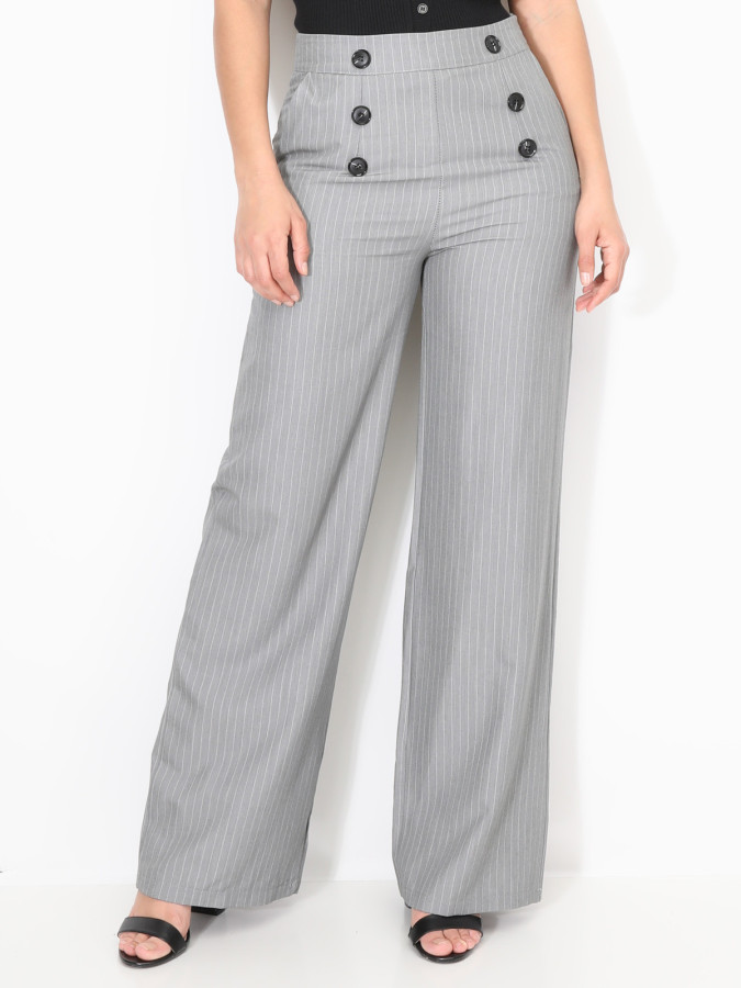 Pantalon de costume à rayures