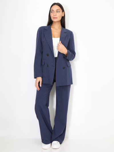 Veste de costume à rayures