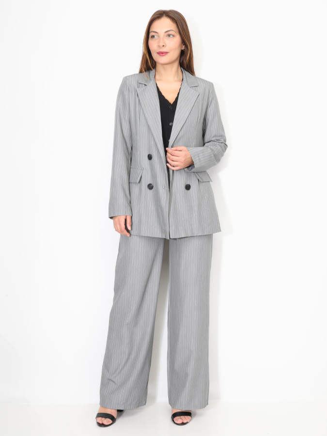 Veste de costume à rayures