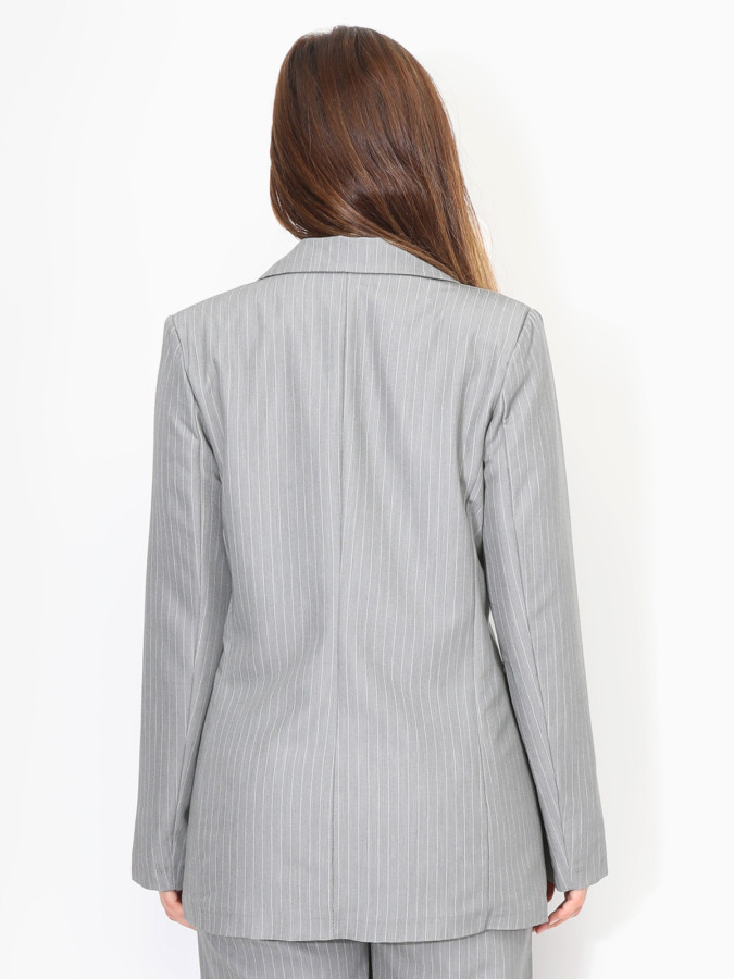 Veste de costume à rayures