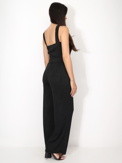 Ensemble top et pantalon en relief