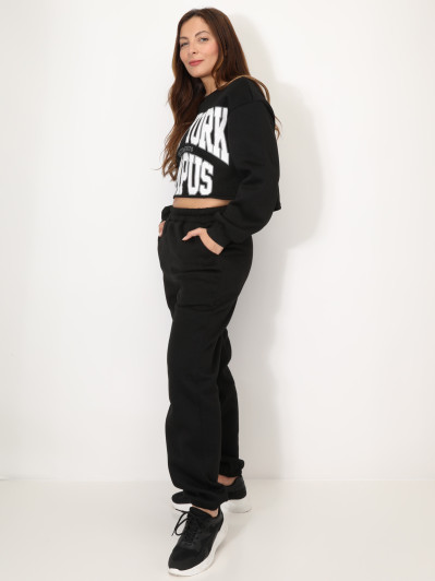 Ensemble sweat imprimé et jogging