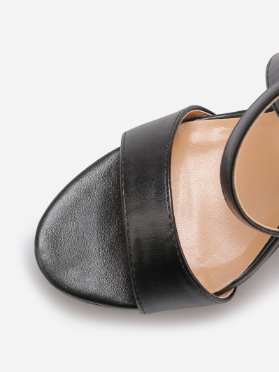 Sandales à multi-brides et talon haut