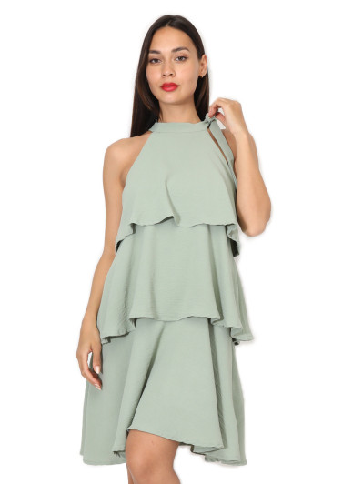 Robe à volants et nœud