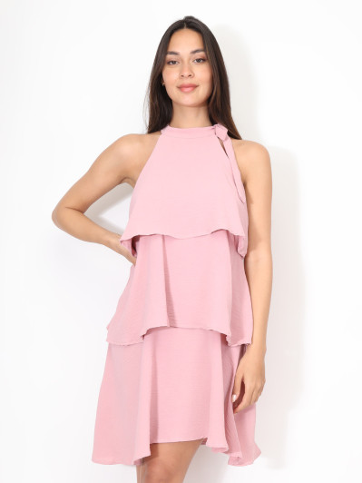 Robe à volants et nœud