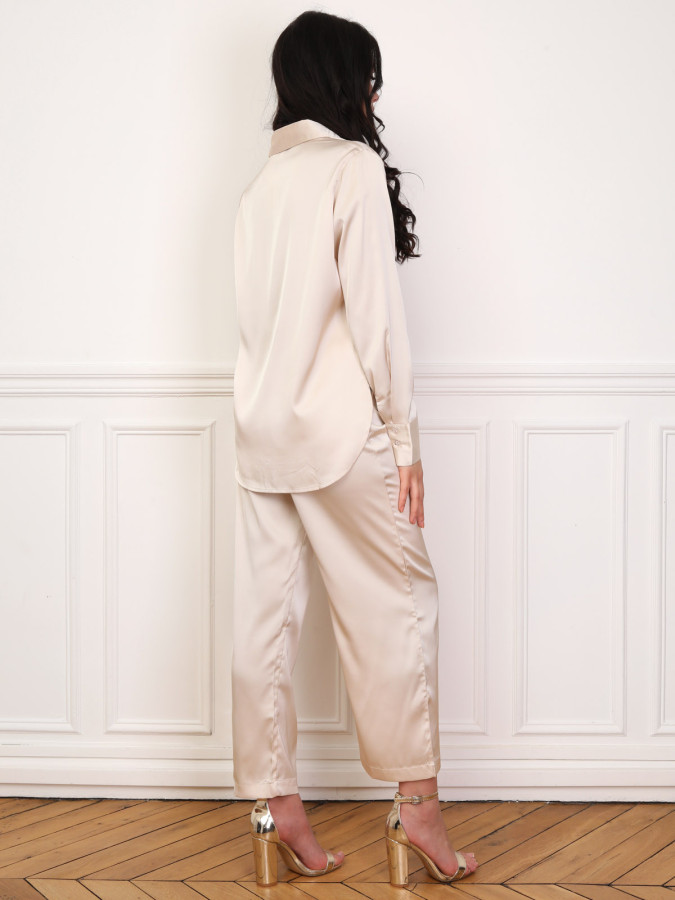 Ensemble chemise et pantalon à pince