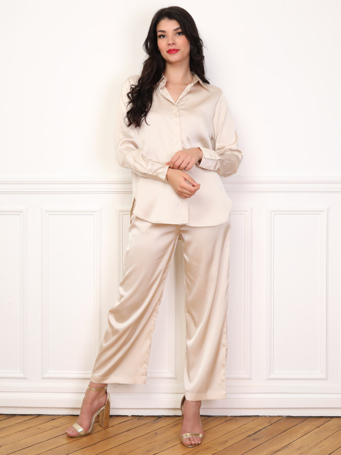 Ensemble chemise et pantalon à pince