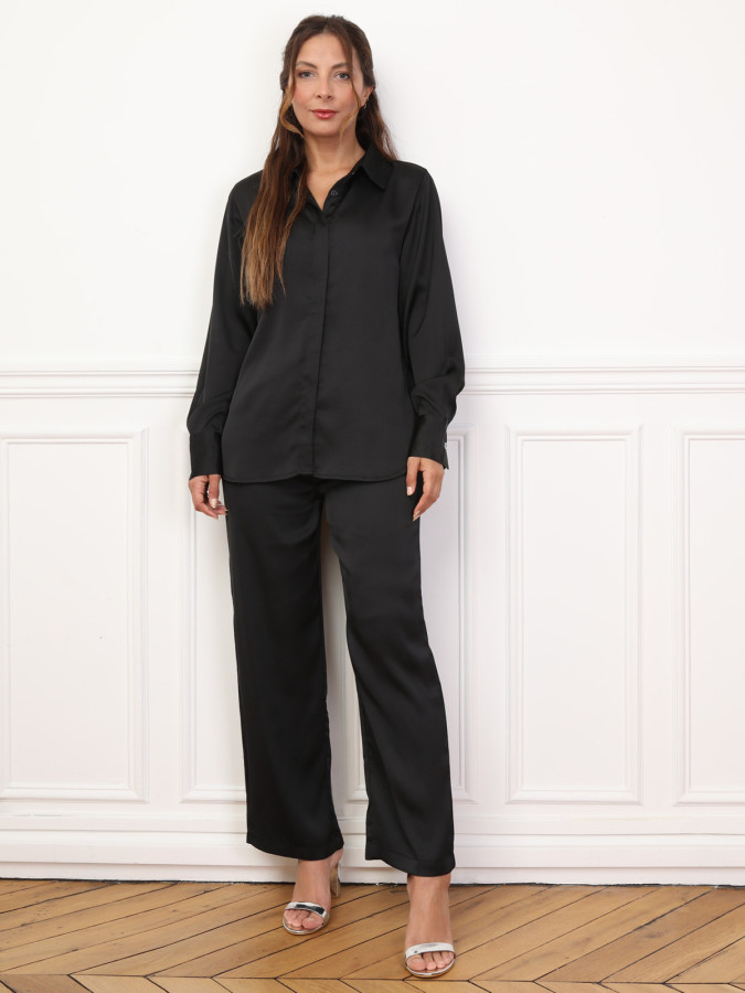 Ensemble chemise et pantalon à pince
