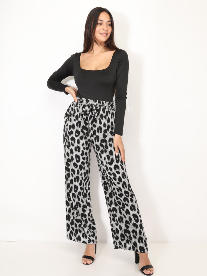 Body manches longues à col carré