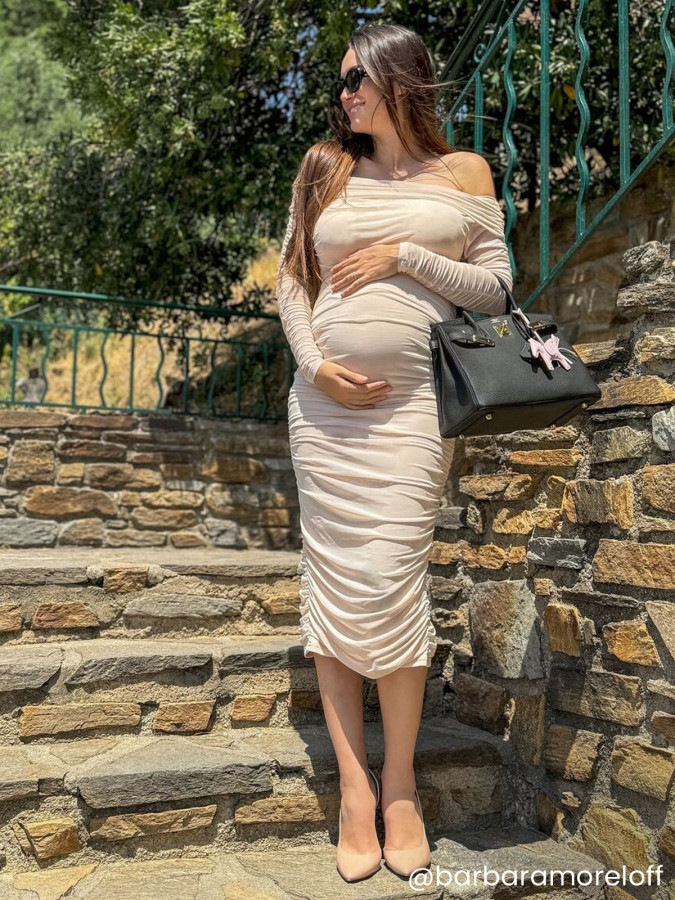 Robe bardot en tulle froncé