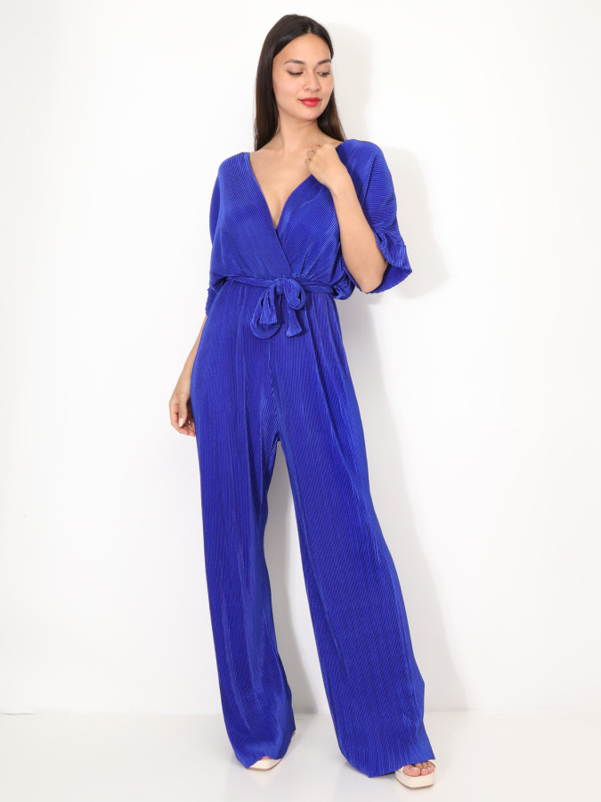 Combinaison évasée et plissée