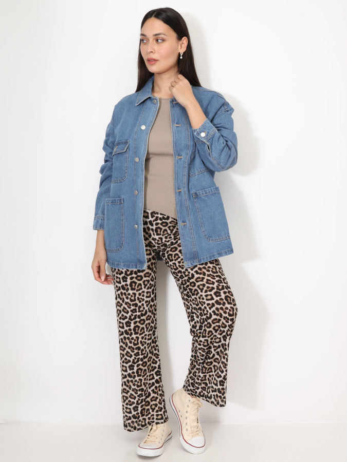 Surchemise oversize en denim