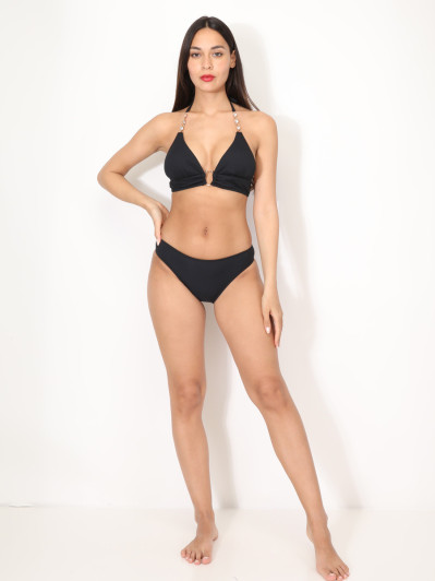 Bikini à strass et anneau