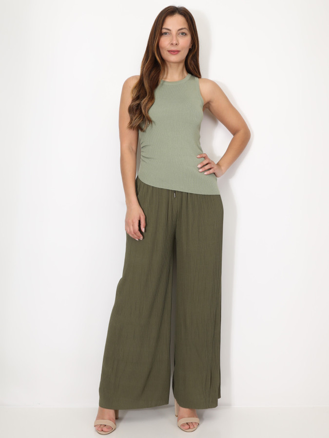 Débardeur asymétrique et froncé