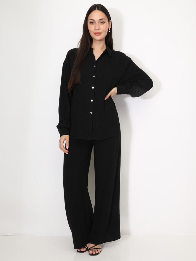 Chemise oversize en lin