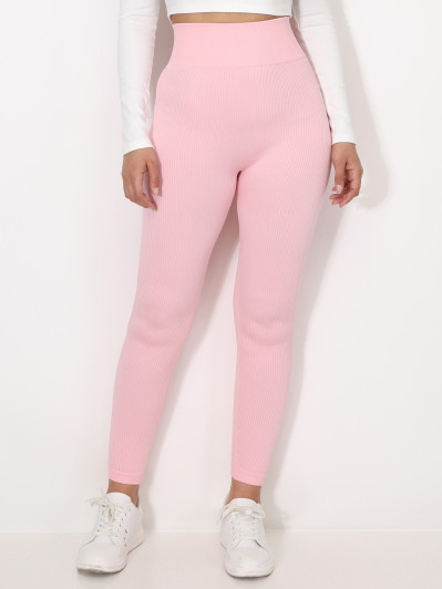 Legging côtelé effet push-up