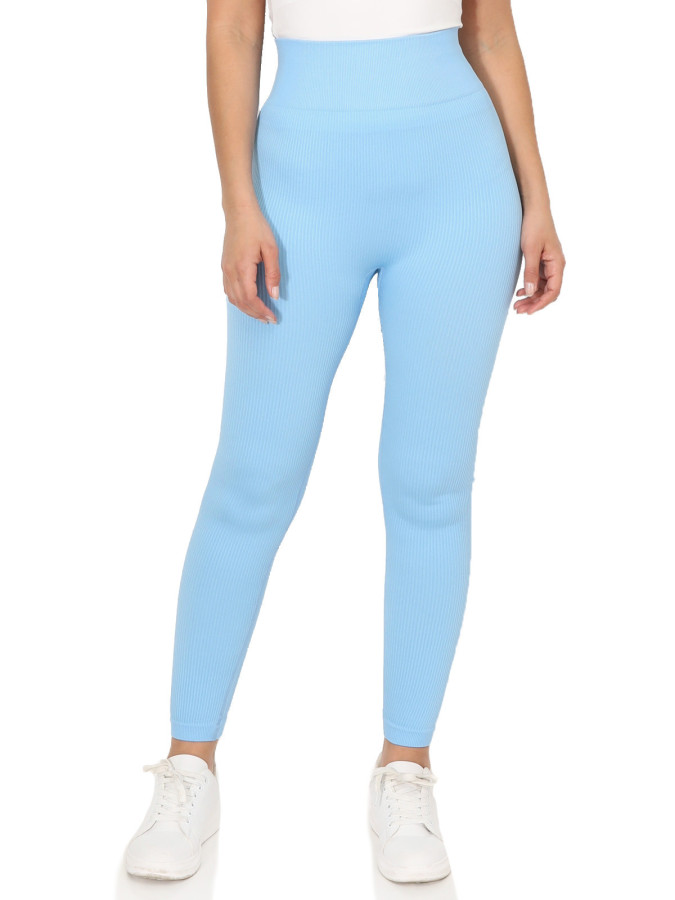 Legging côtelé effet push-up