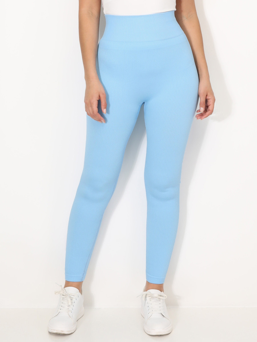 Legging côtelé effet push-up