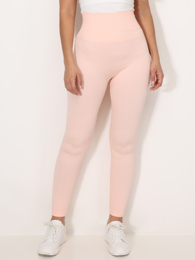 Legging côtelé effet push-up