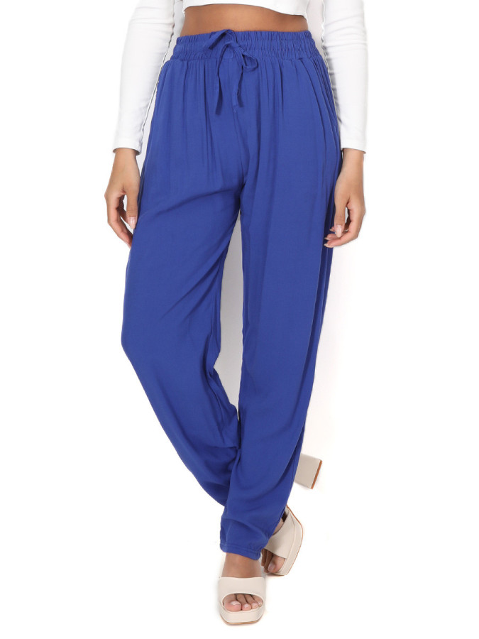 Pantalon carotte taille haute