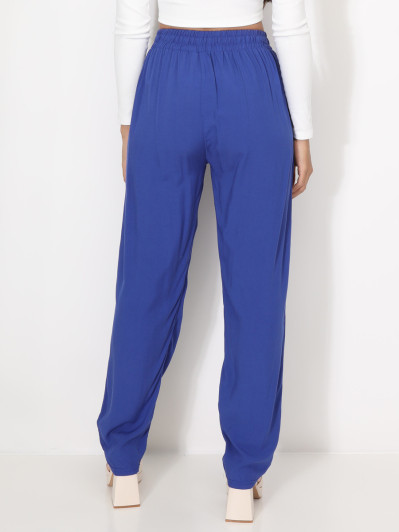 Pantalon carotte taille haute