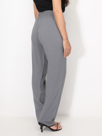 Pantalon carotte taille haute