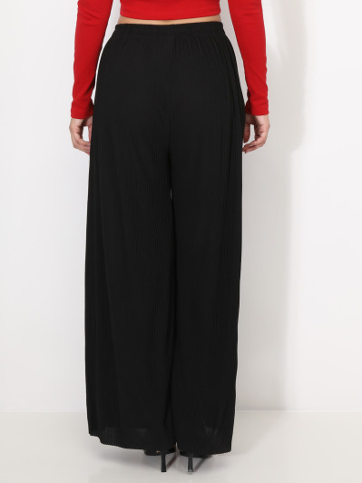 Pantalon large plissé
