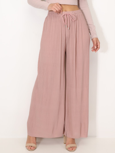 Pantalon large plissé