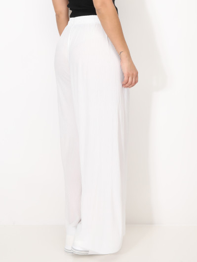 Pantalon large plissé